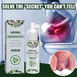 Herbal Hemorrhoid Relief Kit - Aloe Vera Soothing Spray & Cooling Cream - Fast Acting Treatment for Pain, Itching, Swelling & Burning - Natural Internal & External Care