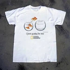 National Geographic goldfish t-shirt