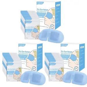 Self-Heating Warm Compress for Dry Eyes | Heated Eye Mask with Instant Relief – No Microwave or Washcloth Needed! Travel-Ready Design for On-The-Go Soothing Comfort