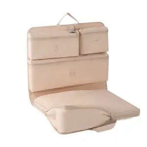 6-in-1 Compression Travel Storage Bag, Foldable Hanging Luggage Organizer for Clothes and Underwear