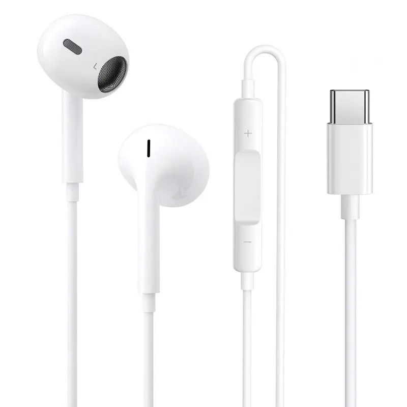 Type-C Digital Wired Headphones Dac Decoder Compatible with Apple Huawei Honor Samsung Vivo Xiaomi Oppo Universal In-Ear Phone Earbuds