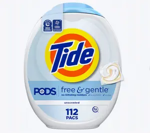 Tide Pods Free and Gentle Unscented HE Laundry Detergent 112 Loads 112 -Count
