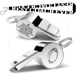 Whistle Thank You Football Gifts for Coaches Teachers Whistle   Referee Lifeguard Loud Whistle for Men Women Referees Coaches  Coaches Whistle with Lanyard Cheer  .