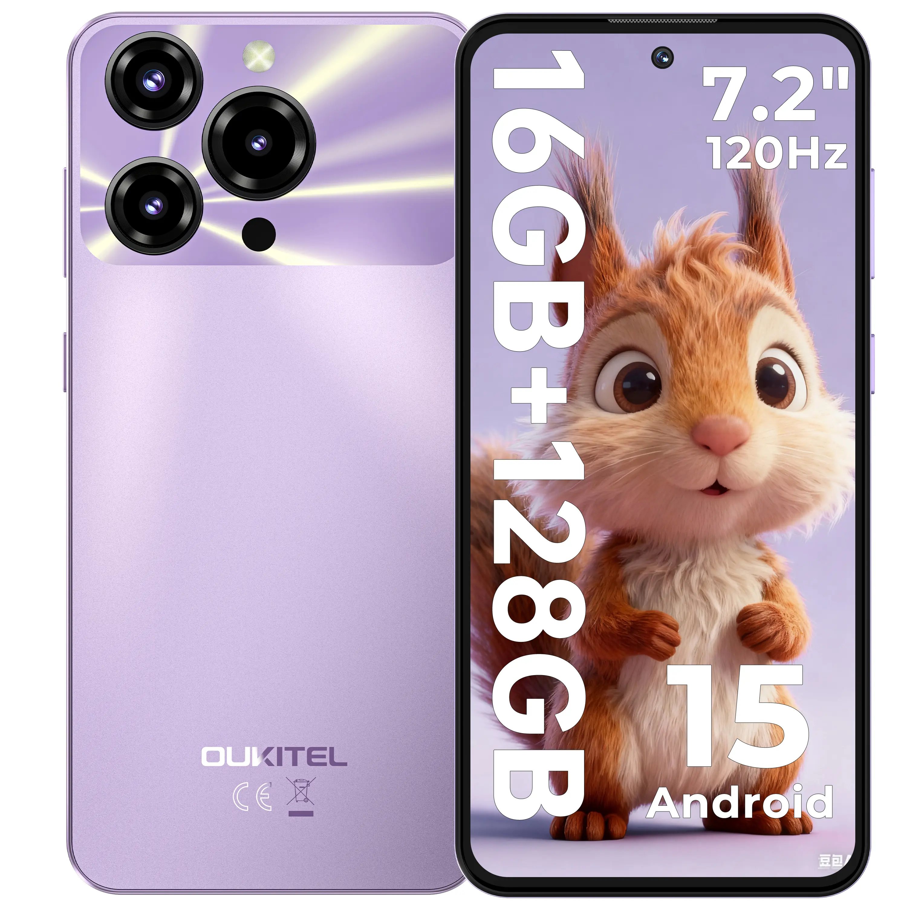 OUKITEL スマートフォン 16GB+128GB Amazon.com: OUKITEL C51 Android 14 Smartphone, 6.8