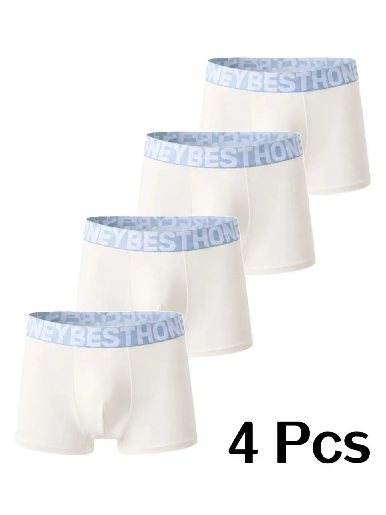 4-piece set of stylish men's boxer briefs, available in multiple colors, designed for comfort and durability, ideal casual Breathable Comfy Underwear for All Seasons for daily wear with a perfect fit Underwear Boxers Elastic Boxer Briefs