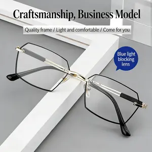 Optical Clarity Digital Eye Guard Progressive Lenses Reading Glasses for Men & Women Blue Light Filter Silicone High-Definition Eye Protection Nose Pads Ergonomic Design