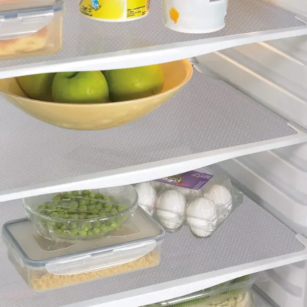 Halloween Fall Gift 7-Piece Refrigerator Shelf Mats, Washable Fridge Liners & Shelf Protectors, Reusable Drawer Mats and Cabinet Liners for Kitchen Organization, Freezer & Refrigerator, White