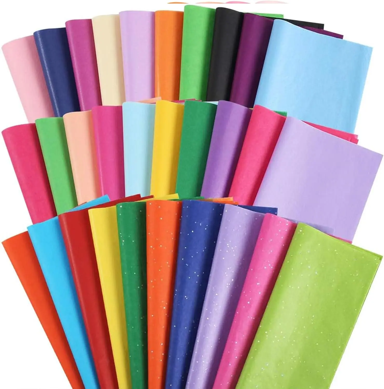 150 Sheets Tissue Paper 14x20 Inch 30 Vibrant Colors for Gift Bags Crafts Party Decorations Art Projects Bulk Pack