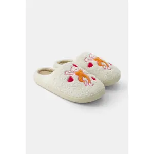 Monkey Fuzzy Slippers