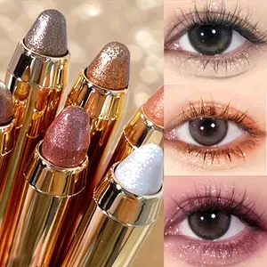 Luxury Pearl Eyeshadow Pencils Set Waterproof High Gloss Eyeshadow Stick Long Lasting Makeup Easy To Color Eye Silkworm Pen Beauty Cosmetic