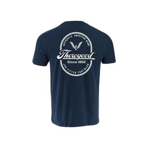 Thorogood Menswear Cotton Short-Sleeve Crewneck Pocket T-Shirt, American-Made Casual Top