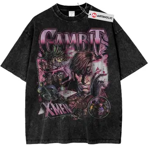 Gambit Shirt, XMen Shirt, MCU Avengers Comics Shirt, Vintage Tee 45733 1382