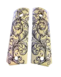 1911 grips fits COLT Springfield Rock Island Scroll UV printed NEW Item 1911 grips fits COLT Springfield Rock Island Scroll UV printed NEW Item