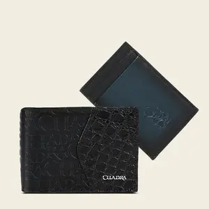 CUADRA BLACK BIFOLD WALLET, CARTERA