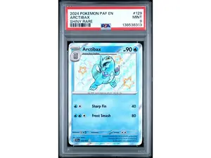 2024 Pokemon Paldean Fates Shiny Rare Arctibax #129 PSA 9