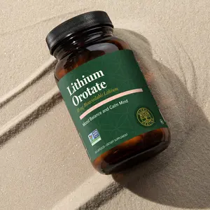 Global Healing Lithium Orotate for Mental Clarity (60 Count)