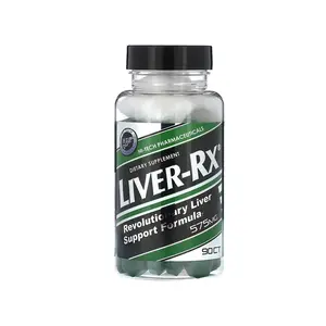 Hi-Tech Pharmaceuticals Liver-Rx – Revolutionary Liver Support Formula 575mg – Boosts Glutathione & Detox – Herbal Hepatoprotection – 90 Tablets