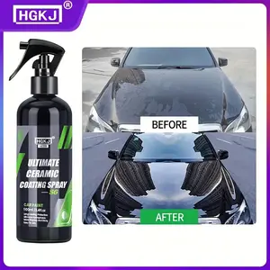 HGKJ S6 Nano Ceramic Coating | Hydrophobic Spray, Self-Cleaning Car Paint Sealant