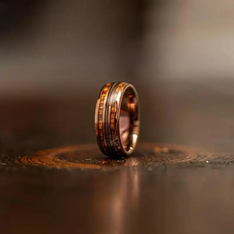 Men's Fashion Random Print Stainless Steel Ring, Fashion Stackable Rings, 2024 New Style Jewelry for Party, Daily Clothing Decor, Trendy All-match Cool Female Accessories for Birthday Gift, Stacking Rings