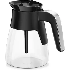 10 Cup Coffee Pot Replacement for Ninja Coffee Maker CM401 CM371 CP301 CM300 CM400 CF091, Glass Carafe Replacement with Brew-Through Lid, Ninja Coffee Pot Replacement with Sturdy Handle