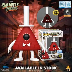 Funko POP! Bill Cipher Gravity Falls #1637 [GITD] [SE + Toy Temple stickers]