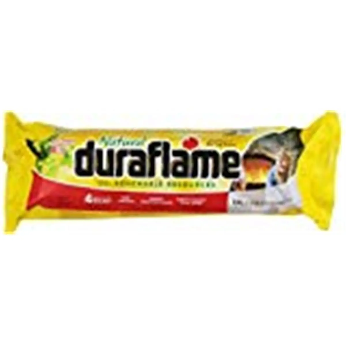 Duraflame Cowboy Fire Log - Kitchen Utensils Fire Starter, 6lb Each, Burns Cleanly, Cowboy Theme, Pack of 6 (Model 252802)