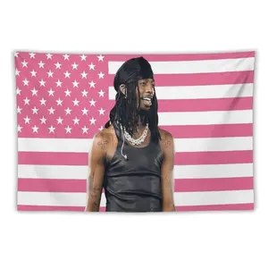 Playboi Musics Carti wall tapestry poster for college dorm cave bedroom living room office party decoration gift