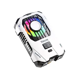 Portable Compact USB Semiconductor Phone Cooler with RGB Lights, Aluminium Durable Back Clip, Fast Cooling for Mobile Gaming & Live Streaming, Lag-Free Gameplay