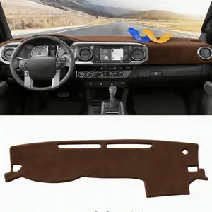 KUST Premium Suede Dash Cover for 2016-2023 Toyota Tacoma - Ultimate UV Protection & No Glare Dashboard Mat - Easy Installation - Sunshield Protector