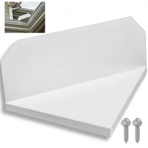 NoOverflow Rain Gutter Diverter for Gutters and Gutter Extension, Splash Guard Alternative,Includes 2 Screws, Crafted in The US