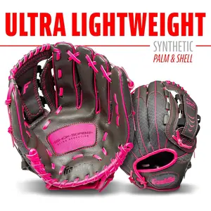 Franklin Sports 10.5in Youth Teeball Glove - Shok Sorb Vinyl Lightweight Fielder Mitt for Boys and Girls, with Hand Orientation Included