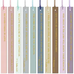 Inspirational Bible Verse Bookmarks | 20PCS Leather Bookmarks for Religious Belief Book Lovers | Christian Prayer Bookmark Gifts | DIY Handicrafts | Wholesale Christian Gifts for Churches, Sunday Schools, Families | Book Accessories