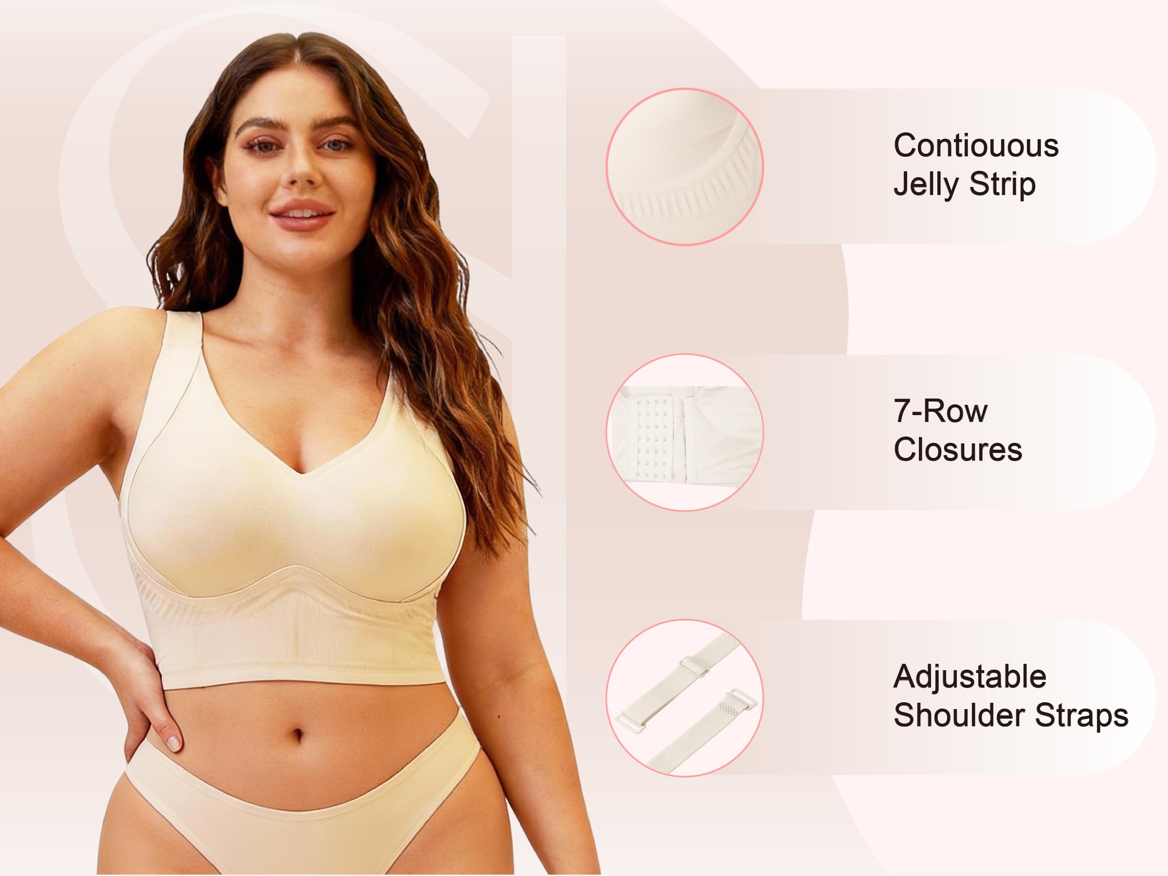 Soft Intention Limited Offer Back Fat Smoothing Jelly Bra
