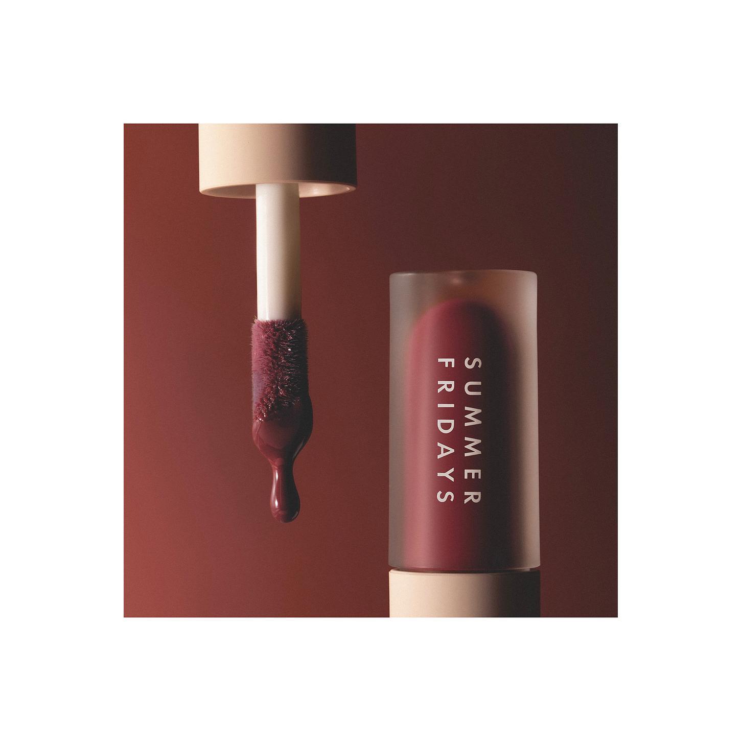 Summer Fridays Dream Lip Oil in Midnight Berry Summer Fridays Dream Lip Oil in Midnight Berry