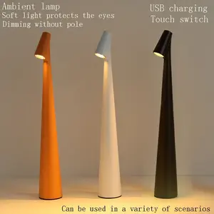 T6026-5 LED Atmosphere Table Lamp, Coffee Shop Bar Charging Desk Light, Touch Switch Creative Night Light, Warm Light for Multiple Scenarios