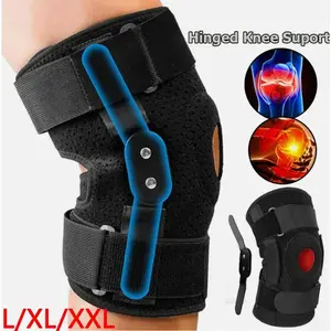 Knee Brace for Protection and Support with Air Mesh Fabric, Adjustable Wrap with Side Stabilizers, Ultra-Soft Bandage for Sports, Running, and Outdoor Activities Knee Compression Sleeve