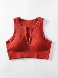 High Elasticity Adjustable Sports Bra, Detachable Cup Design, Ideal for Yoga, Running, Cycling, Women's Fitness Apparel, Stretch Sports Bra, Gym Sports Bra, Workout Bra