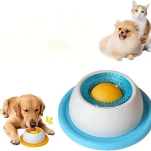 Slow Feeder Interactive Anti-Anxiety Snack Dispenser for Dogs & Cats, Non-Slip Base Design, Promotes Dental Health, Ideal for Puppies, Slow Feeder Bowl