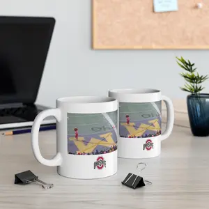Funny Buckeyee Ohioo Snow Ceramic Mug, Music Album Collection Coffee Cup, Gift for Fans, Coffee Mug 11oz 15oz Tea Cup, Gift for Coffee Lovers