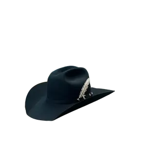 STETSON 30X Black El Patron Classic Trucker Hat with 3-Piece Buckle Accents Snapback Adjustable Stylish Hat