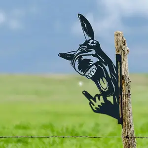 Bigfoot Farm Mini Donkey Metal Art Outdoor Decor Garden Fence Accent Metal Bigfoot Farmhouse Backyard Hanging Art Wall Decor Outdoor Patio Lawn Sculpture A Gift for Beloved Dads and Grandpas