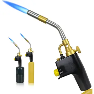 MAPP GAS Torch Head High Intensity Torch Head Trigger Start Gas Torch for Welding Machine Maintenance Barbecue