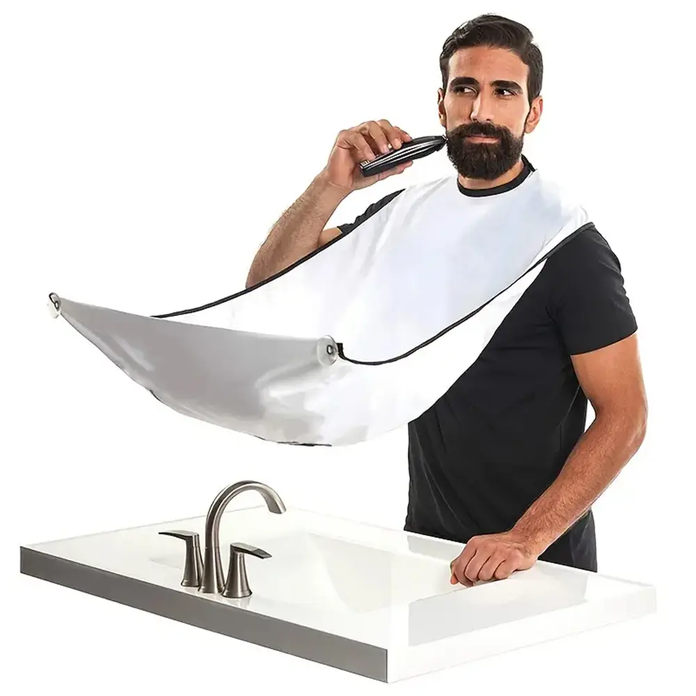 Portable Shaving Cloak, Waterproof Barber Apron With Suction Cup, Barber Tool, Barber Supplies, Barber Accessories For Home & Salon, Salon Equipment