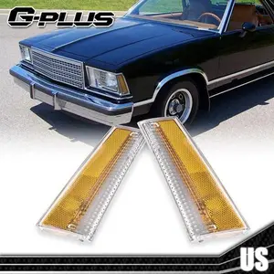Side Marker Light Lens Turn Signal Light Lens Fit For 78-79 Malibu & El Camino Side Lights G-PLUS