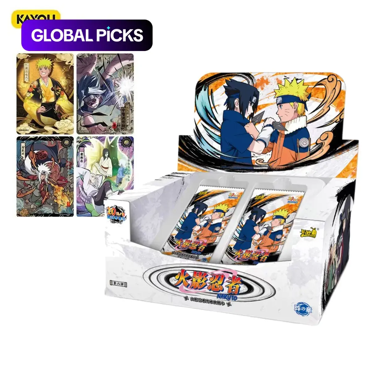 Naruto Shippuden Anime Collectible Cards, Official Naruto Merchandise Gift Set, Perfect for Fans & Collectors, Durable Trading Card Pack, Trading Card Collectibles, Trading Cards Box #GLOBAL PICKS
