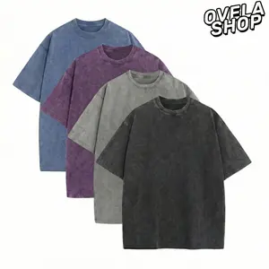 Womens Oversized Vintage Gym T Shirts Heavyweight Cotton Workout Acid Wash Baggy Loose Fit Streetwear Basic Crewneck Minimalist Casual Short Sleeve Top