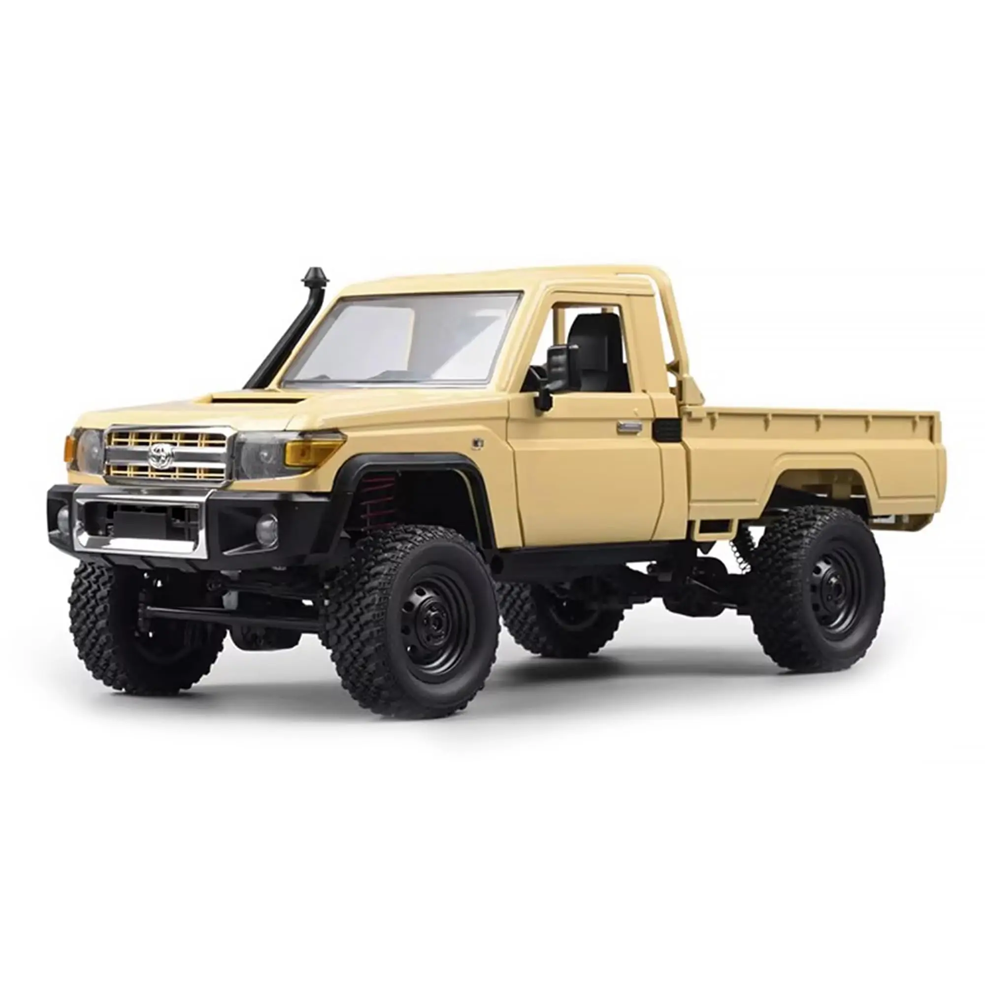 Hobby Grade RC Model Car - 1:12 Scale 4WD LC79 Style Offroad Control Pickup Truck, RTR Electric Remote Controlled Vehicle with Lithium Battery, Functional LED Lights for Beginners, Hobbyists