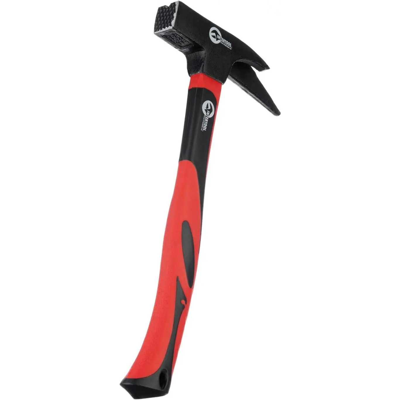 Roofing Hammer, Magnetic Nail Starter, Milled Latthammer, 21 oz., 13" Fiberglass Handle HT-0230
