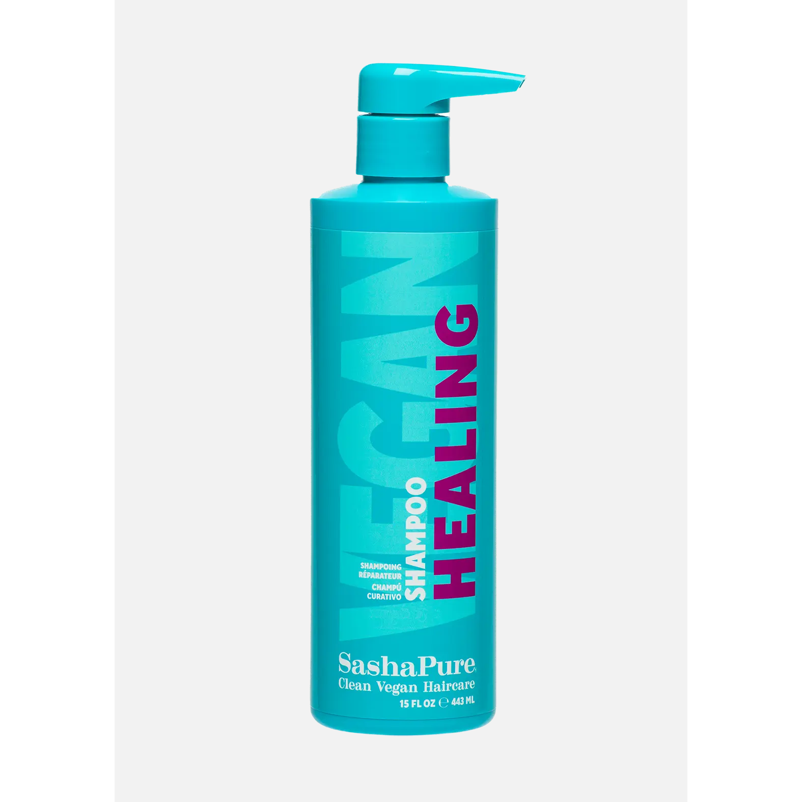 Healing Shampoo - Coconut Cleanser for Moisture and Frizz Relief in Organic Blend