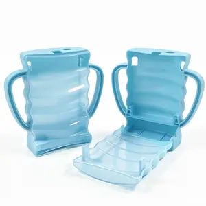 Baby Pouch Holder No Squeeze Pouch Food Pouches & Juice Box Holder - Anti-Squeeze Yogurt Pouch Reusable Toddler Essentials 2 Pack